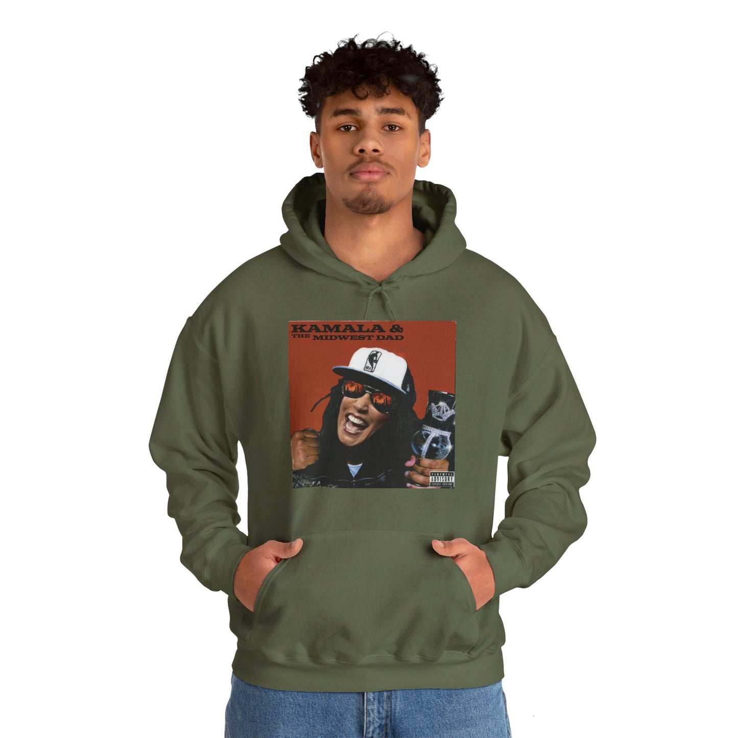 Kamala & The Midwest Dad Hoodie